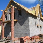 Пример строительства дома из керамзитобетонных блоков